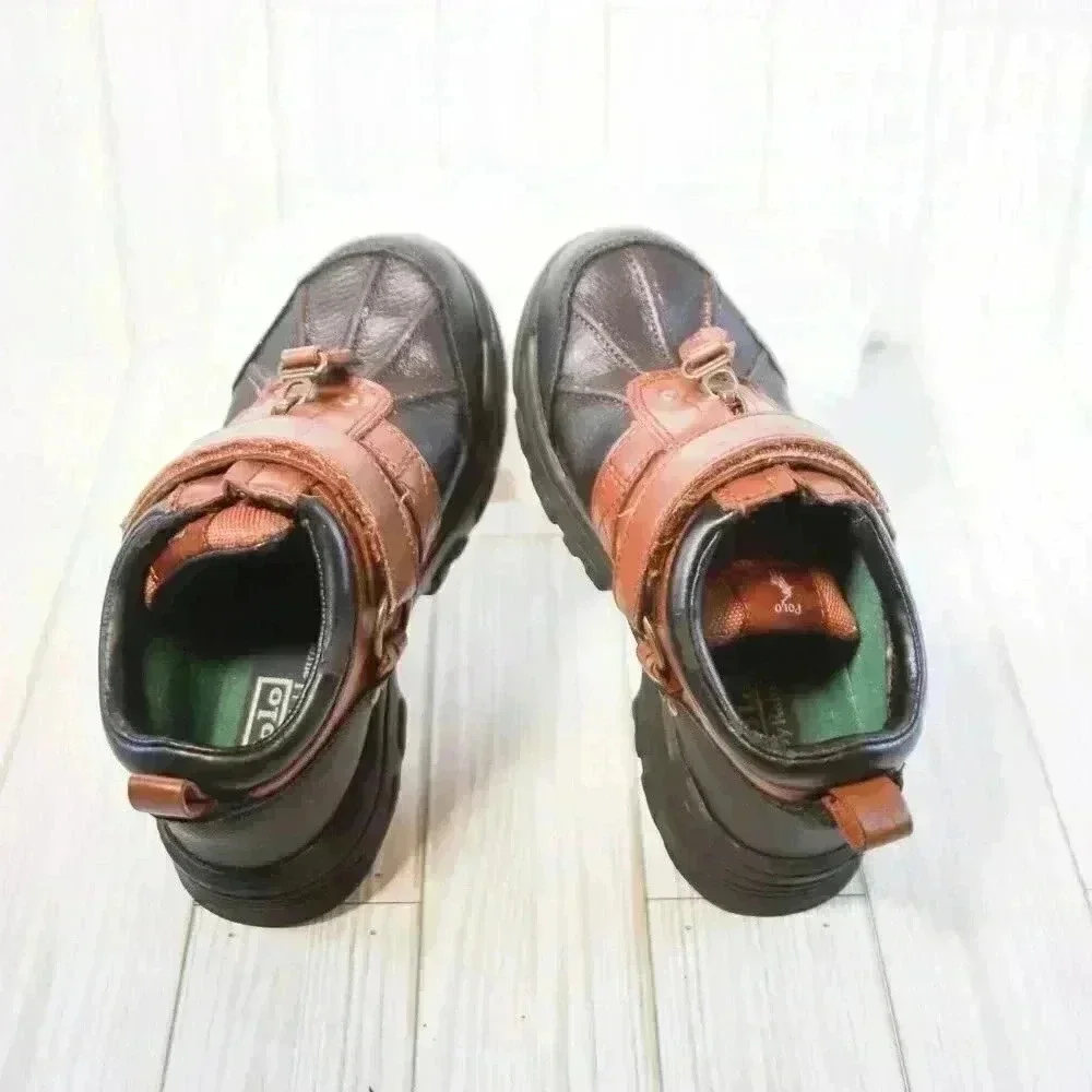 Polo by Ralph Lauren Boy's size 1 Leather upper Ralph Lauren Oxfordable III boot